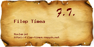 Filep Tímea névjegykártya